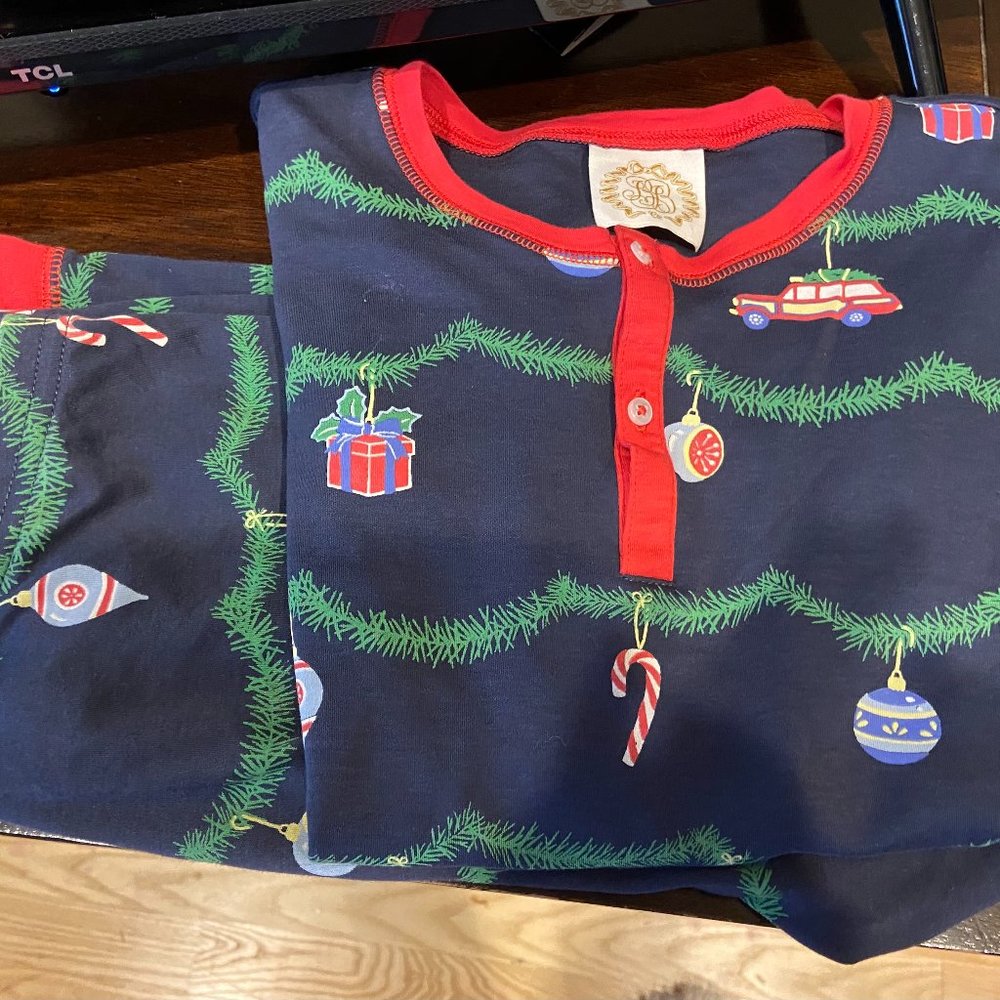 TBBC Christmas Pajamas - size 6 boys